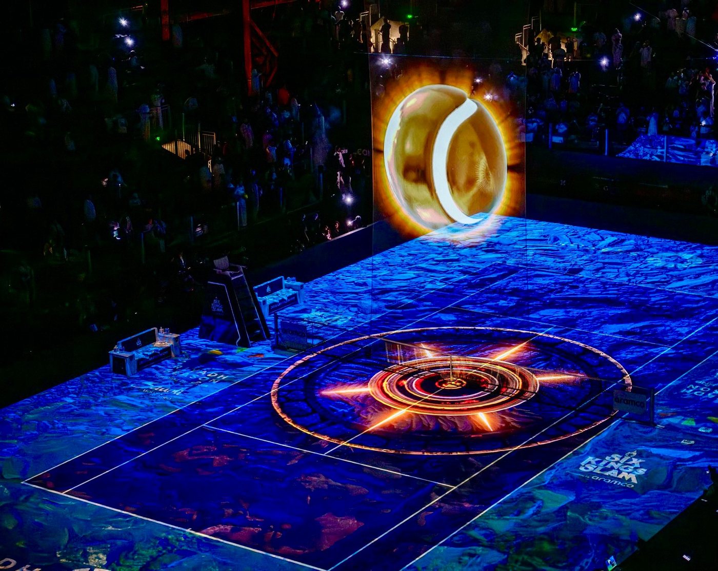 Court ring projection