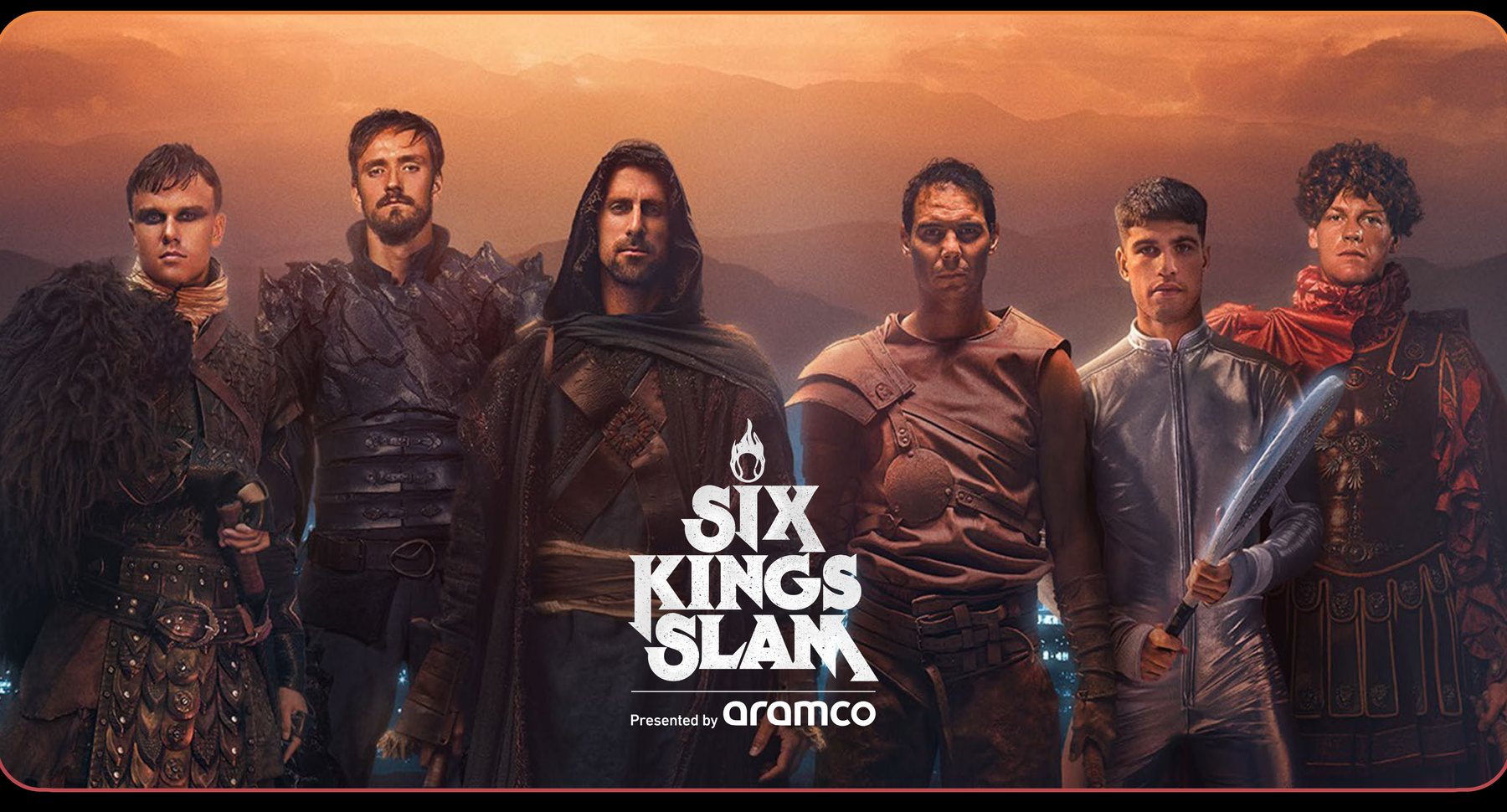 Six Kings Slam 2024 kings portrait