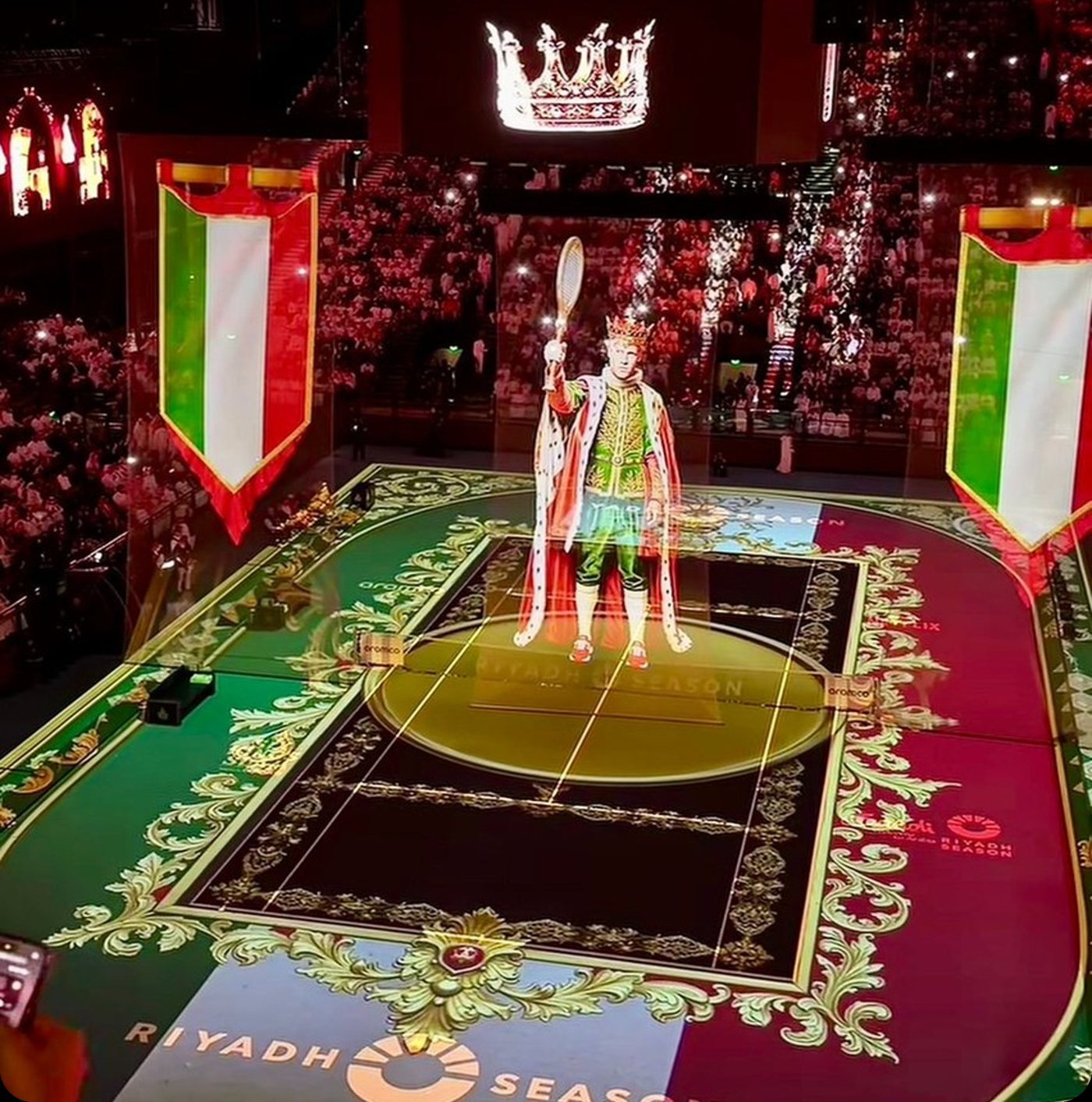 Court hologram moment