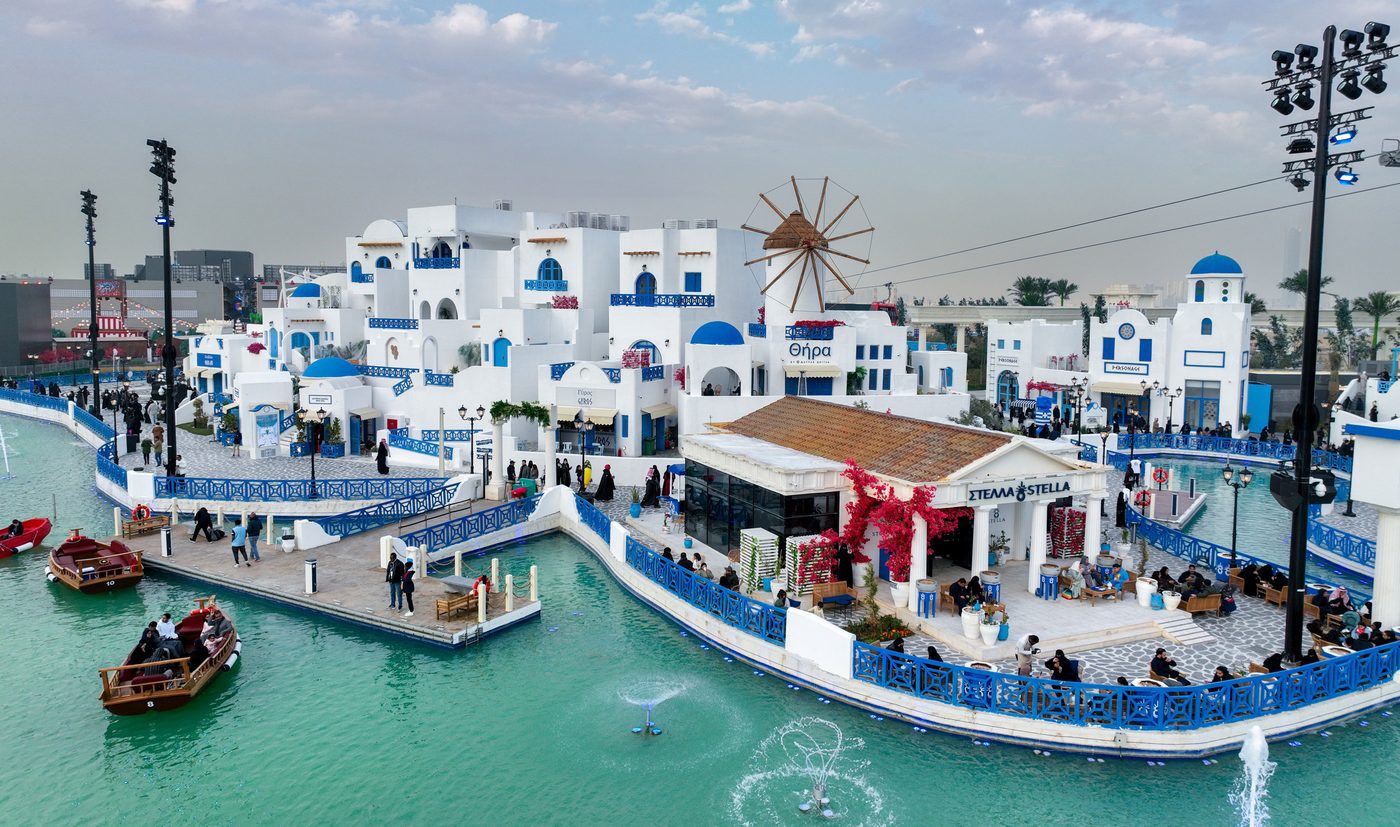 Santorini zone aerial